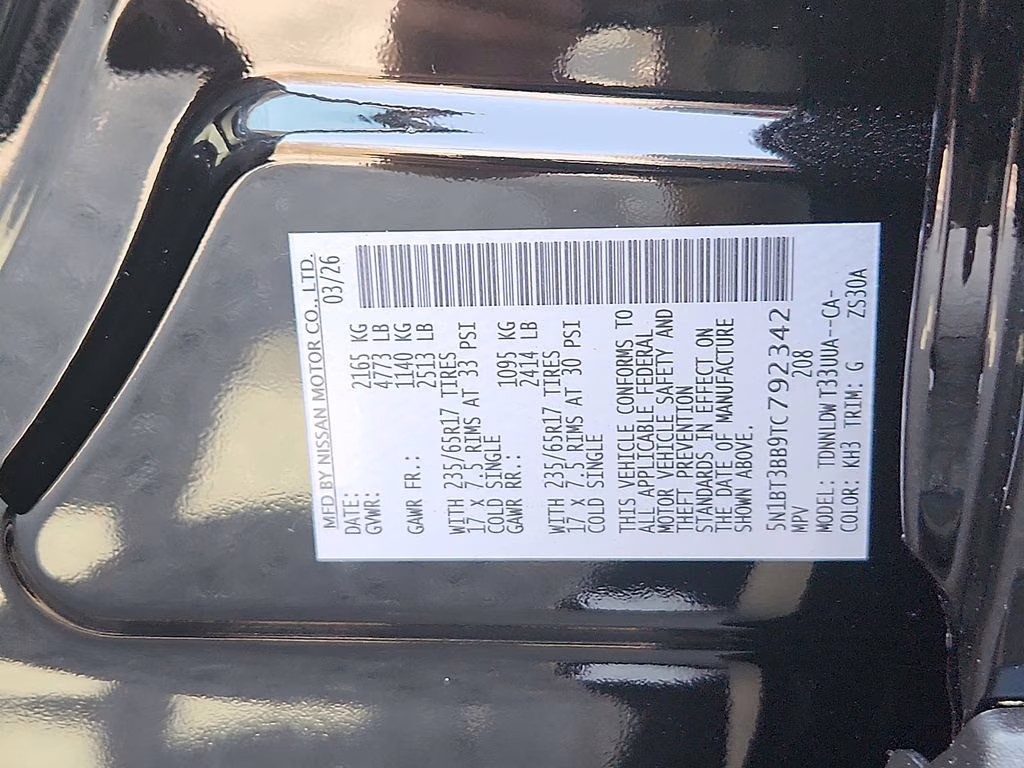 2026 Super Black Nissan Rogue Rock Creek AWD SUV