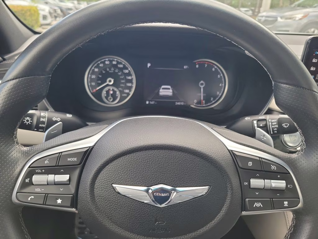 2023 Alta White Genesis G70 2.0T SPORT PRESTIGE RWD Sedan