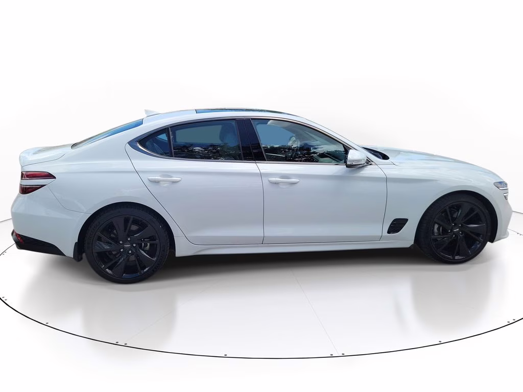 2023 Alta White Genesis G70 2.0T SPORT PRESTIGE RWD Sedan