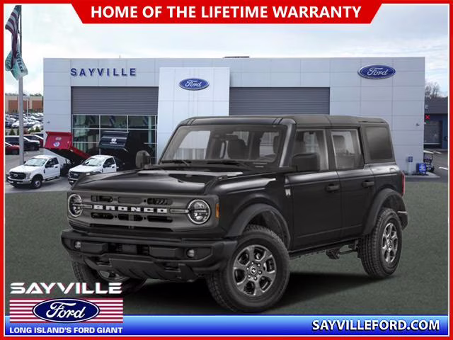 2025 Shadow Black Ford Bronco Big Bend 4 Door 4x4 4X4 SUV