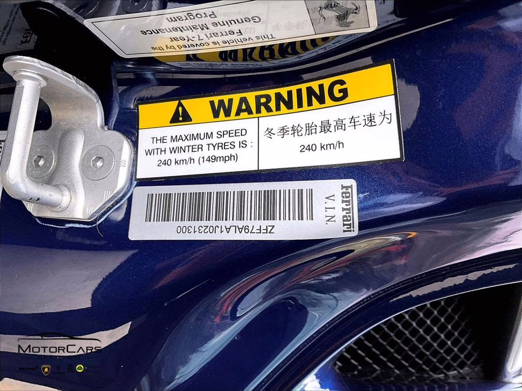2018 Blu Tour De France Metallic Ferrari 488 GTB Stunning Carta Da Zucchero Paint RWD Coupe