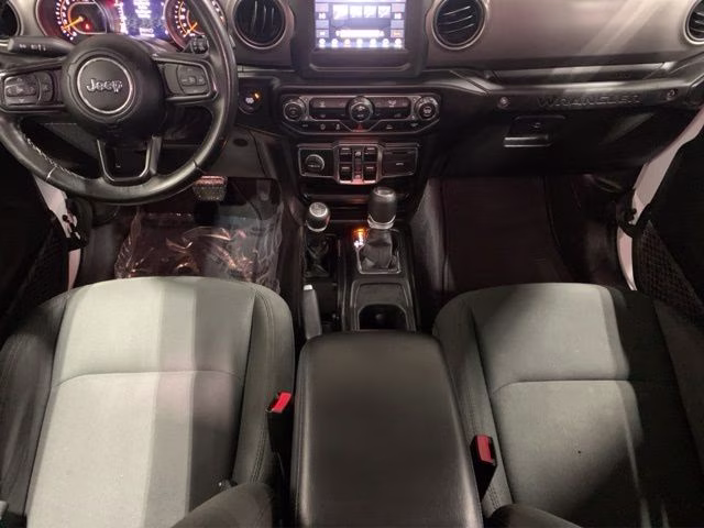 2021 Bright White Clearcoat Jeep Wrangler Unlimited Sport S 4X4 SUV