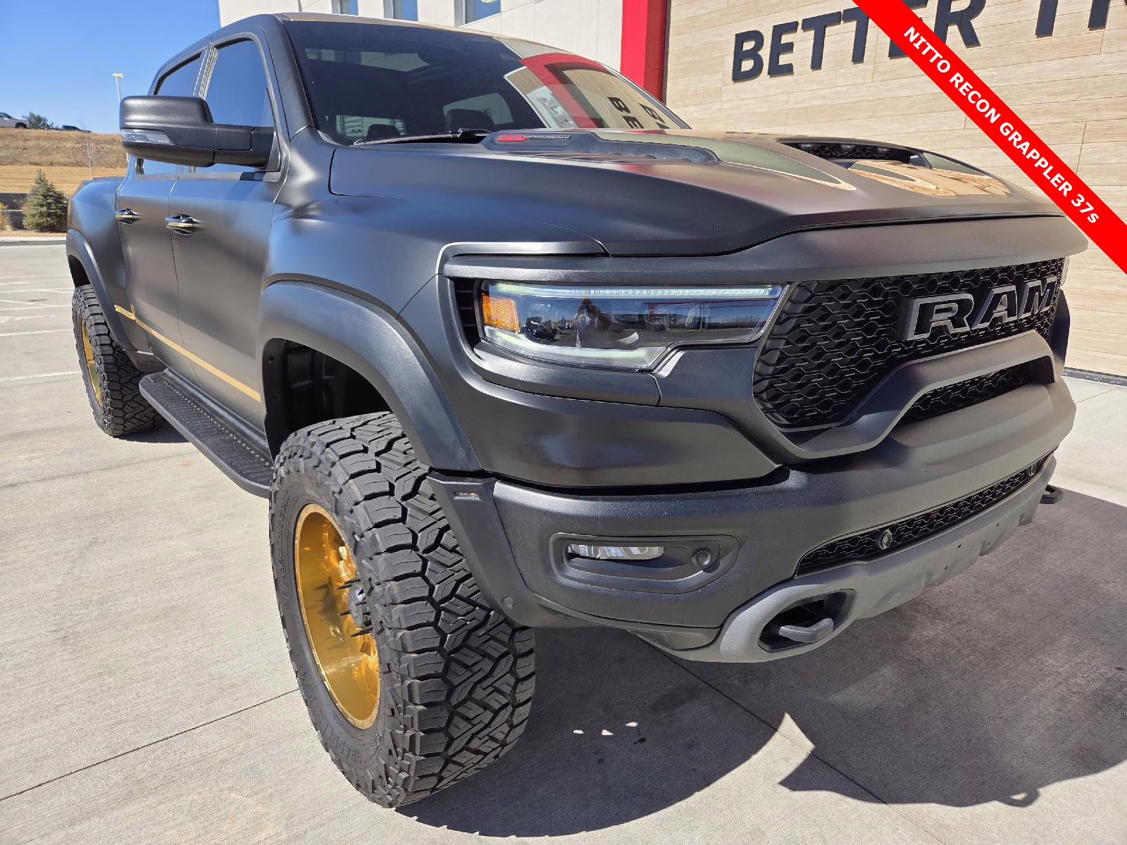 2024 Diamond Black Crystal Pearlcoat Ram 1500 TRX 4X4 Truck