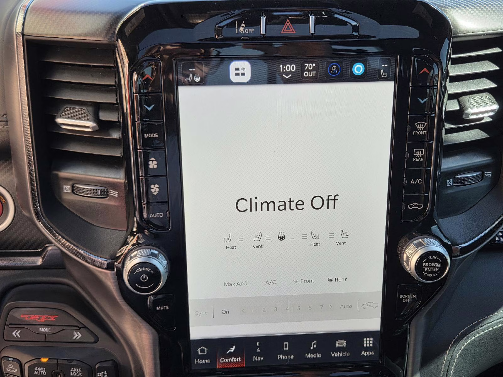 2024 Diamond Black Crystal Pearlcoat Ram 1500 TRX 4X4 Truck