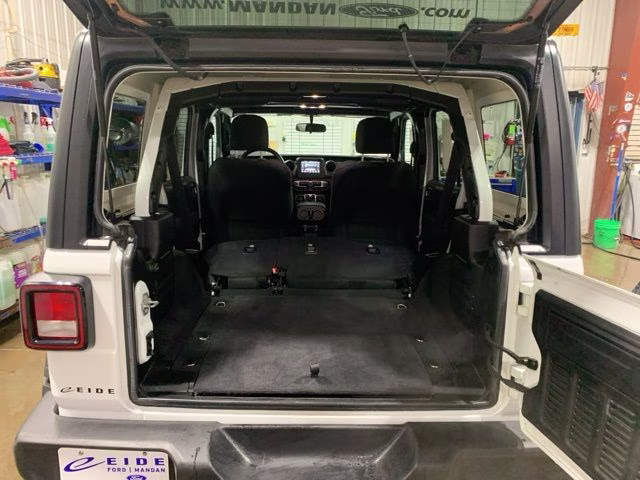 2021 Bright White Clearcoat Jeep Wrangler Unlimited Sport S 4X4 SUV
