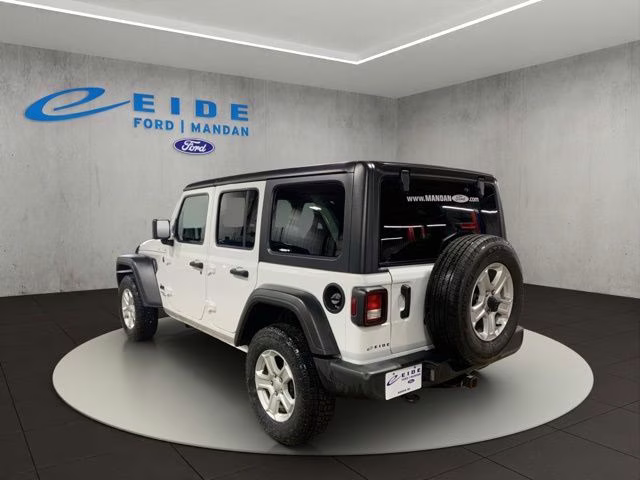 2021 Bright White Clearcoat Jeep Wrangler Unlimited Sport S 4X4 SUV