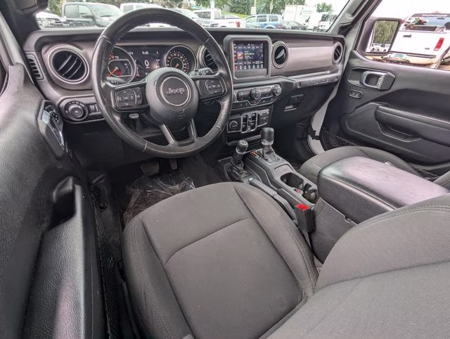 2021 Bright White Clearcoat Jeep Wrangler Unlimited Sport S 4X4 SUV