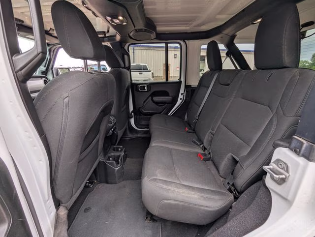 2021 Bright White Clearcoat Jeep Wrangler Unlimited Sport S 4X4 SUV