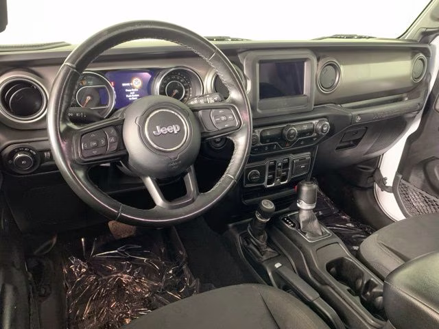 2021 Bright White Clearcoat Jeep Wrangler Unlimited Sport S 4X4 SUV