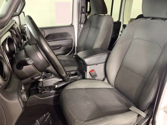 2021 Bright White Clearcoat Jeep Wrangler Unlimited Sport S 4X4 SUV