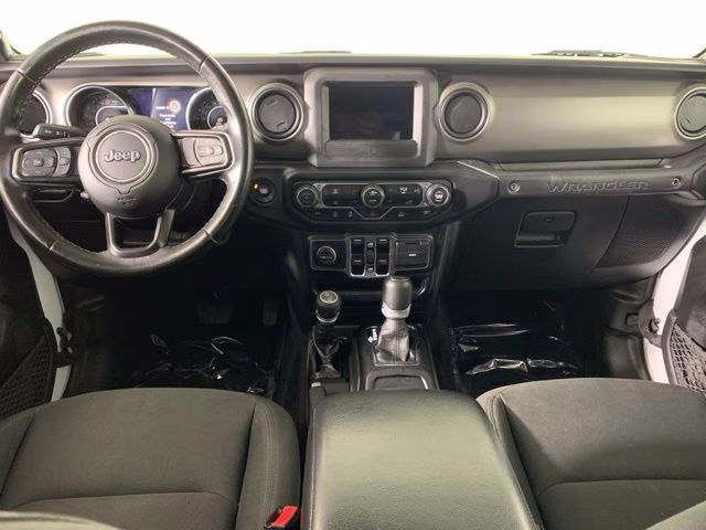 2021 Bright White Clearcoat Jeep Wrangler Unlimited Sport S 4X4 SUV
