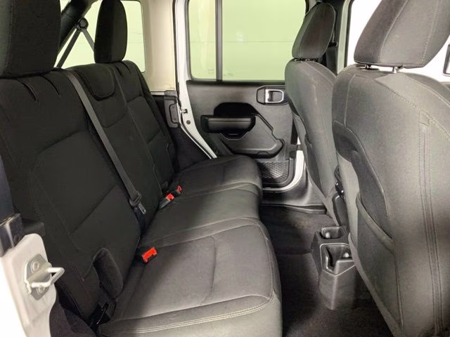 2021 Bright White Clearcoat Jeep Wrangler Unlimited Sport S 4X4 SUV