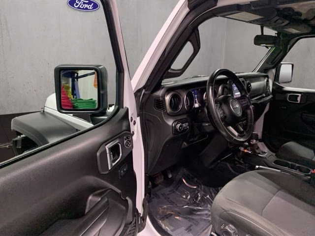 2021 Bright White Clearcoat Jeep Wrangler Unlimited Sport S 4X4 SUV