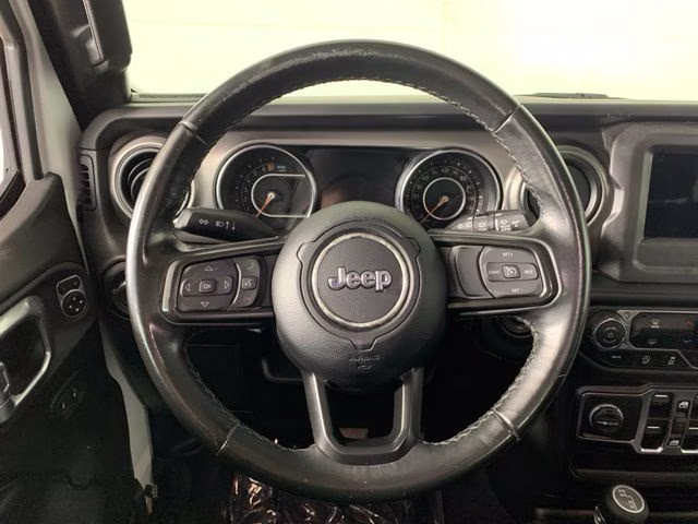 2021 Bright White Clearcoat Jeep Wrangler Unlimited Sport S 4X4 SUV