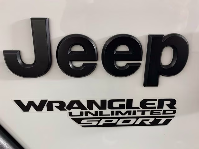 2021 Bright White Clearcoat Jeep Wrangler Unlimited Sport S 4X4 SUV