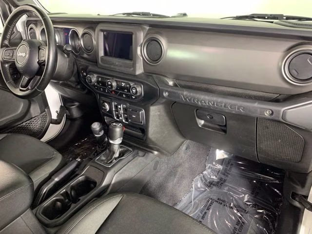 2021 Bright White Clearcoat Jeep Wrangler Unlimited Sport S 4X4 SUV