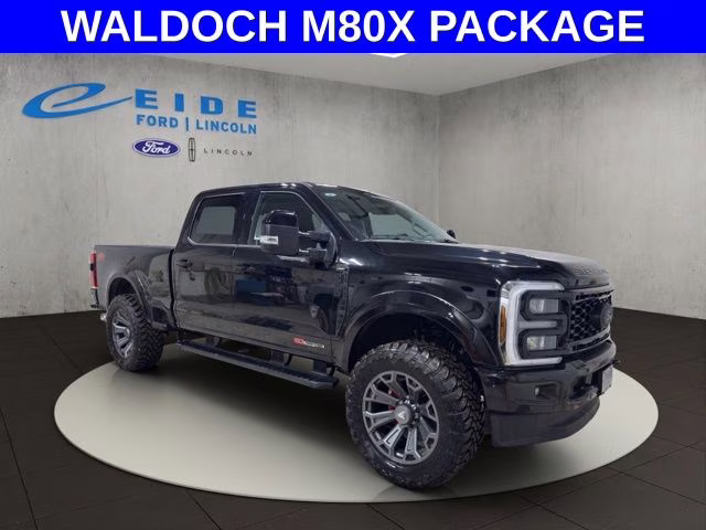 2026 Agate Black Metallic Ford Super Duty F-250 SRW Lariat Waldoch M80X 4X4 Truck
