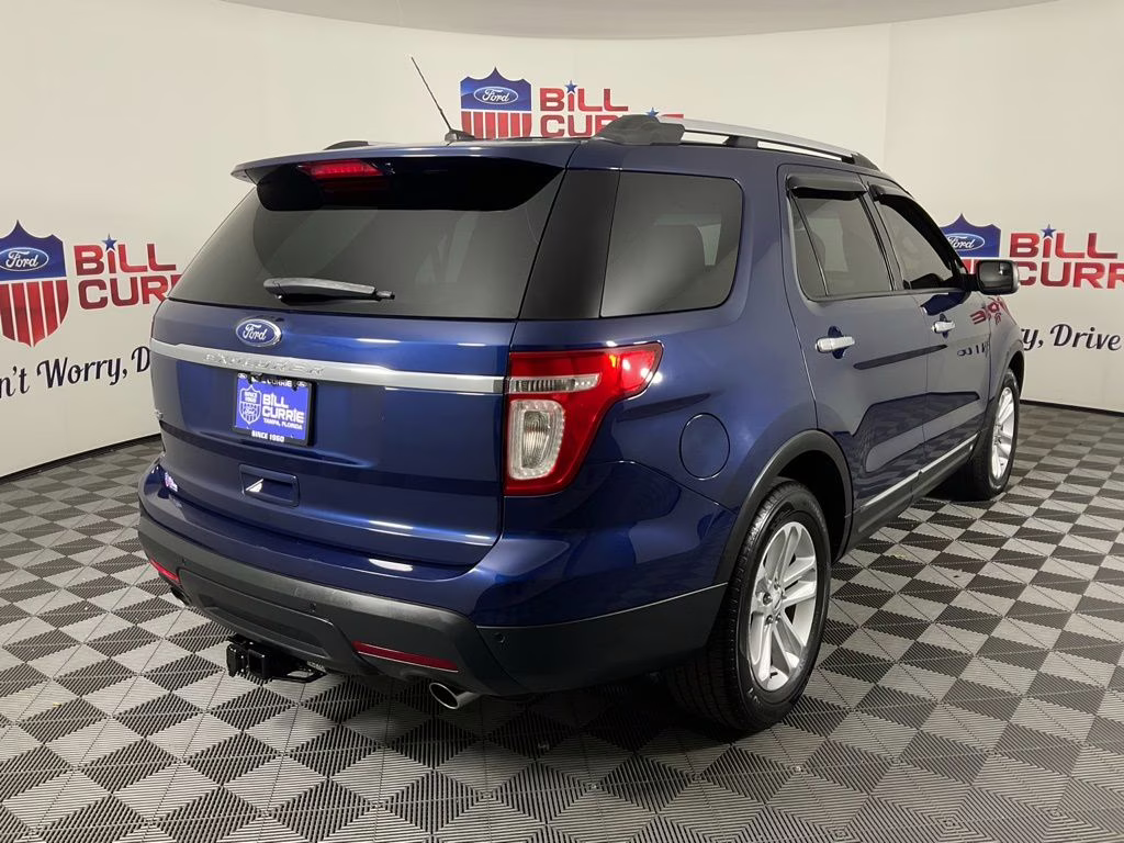 2012 Dark Blue Pearl Metallic Ford Explorer XLT FWD SUV
