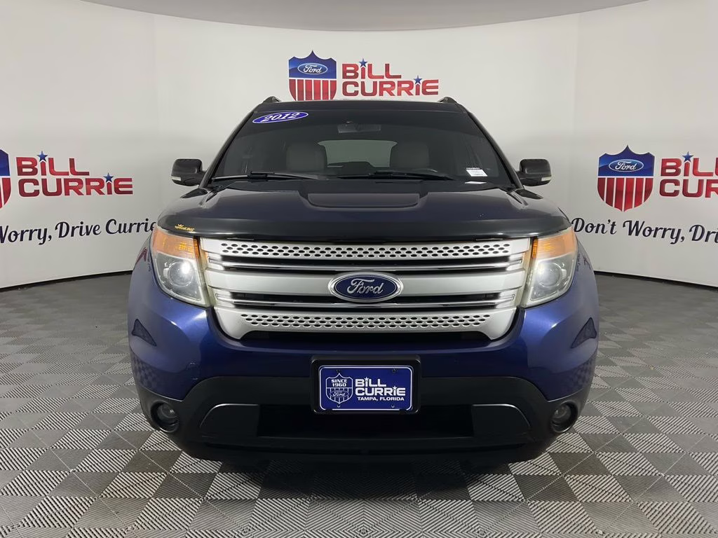 2012 Dark Blue Pearl Metallic Ford Explorer XLT FWD SUV