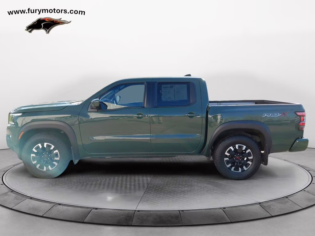 2024 Tactical Green Metallic Nissan Frontier PRO-X w/Convenience & Tech Pkg RWD Truck