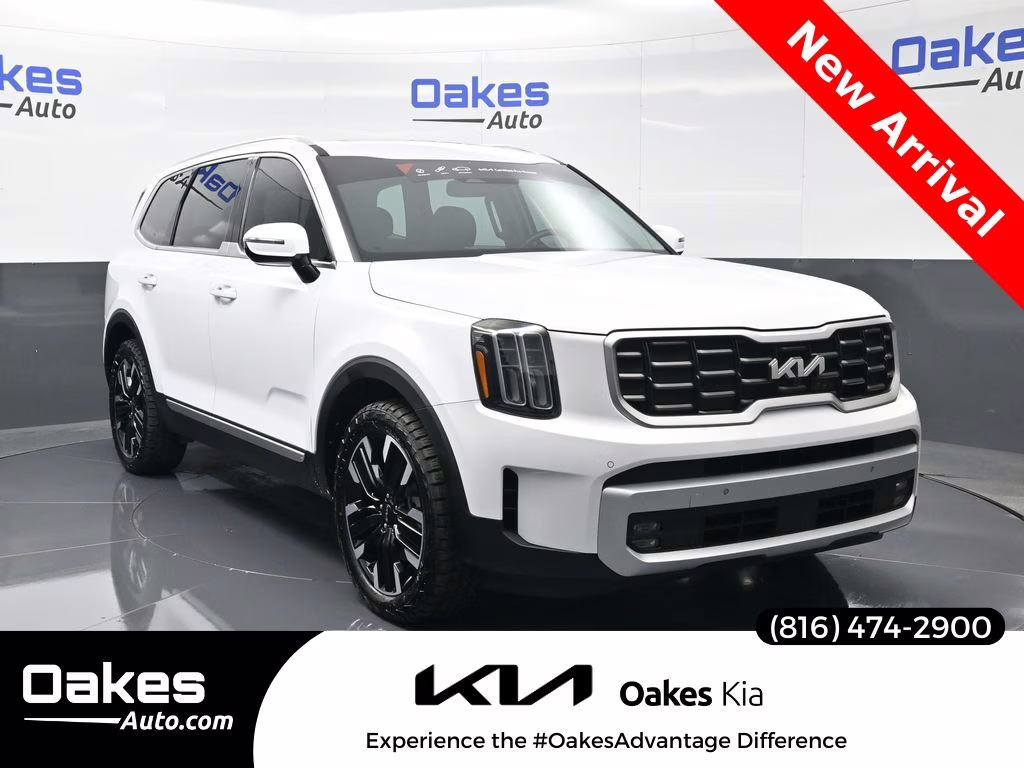 2024 Glacial White Pearl Kia Telluride SX AWD SUV