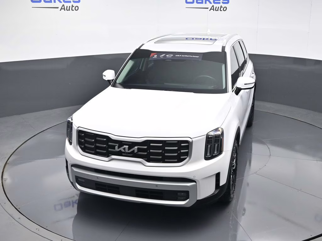 2024 Glacial White Pearl Kia Telluride SX AWD SUV