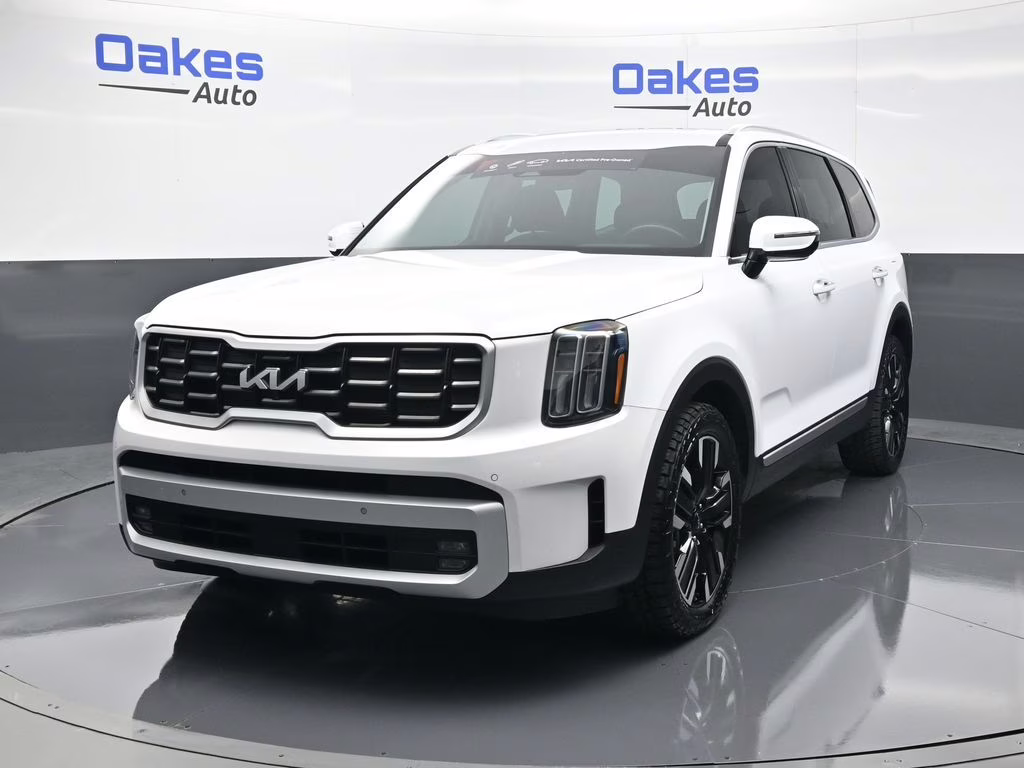 2024 Glacial White Pearl Kia Telluride SX AWD SUV