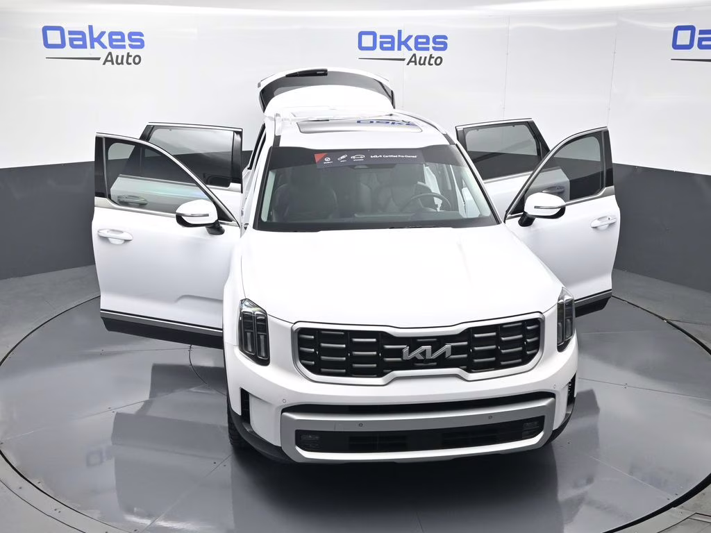 2024 Glacial White Pearl Kia Telluride SX AWD SUV