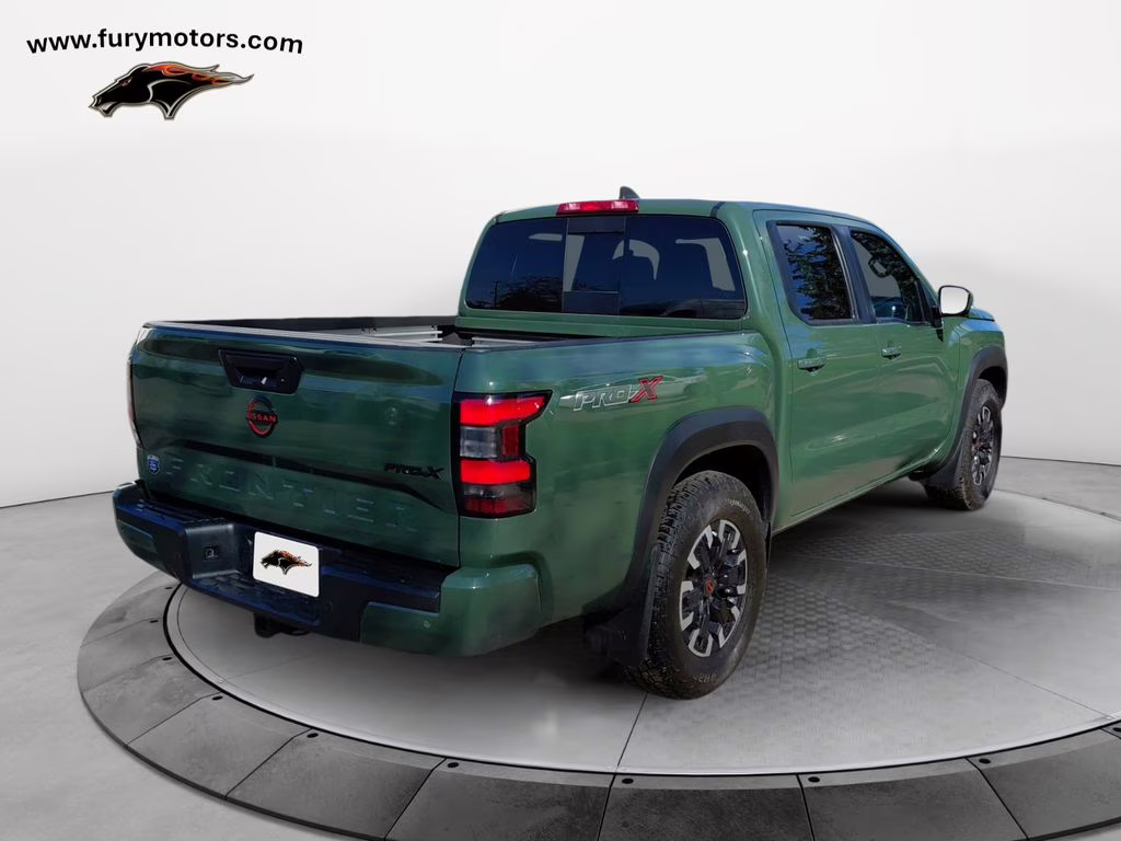 2024 Tactical Green Metallic Nissan Frontier PRO-X w/Convenience & Tech Pkg RWD Truck