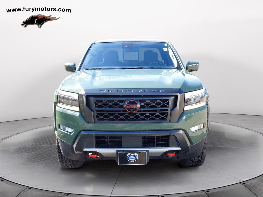 2024 Tactical Green Metallic Nissan Frontier PRO-X w/Convenience & Tech Pkg RWD Truck