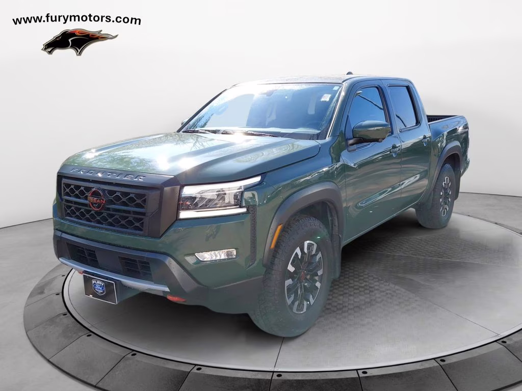 2024 Tactical Green Metallic Nissan Frontier PRO-X w/Convenience & Tech Pkg RWD Truck