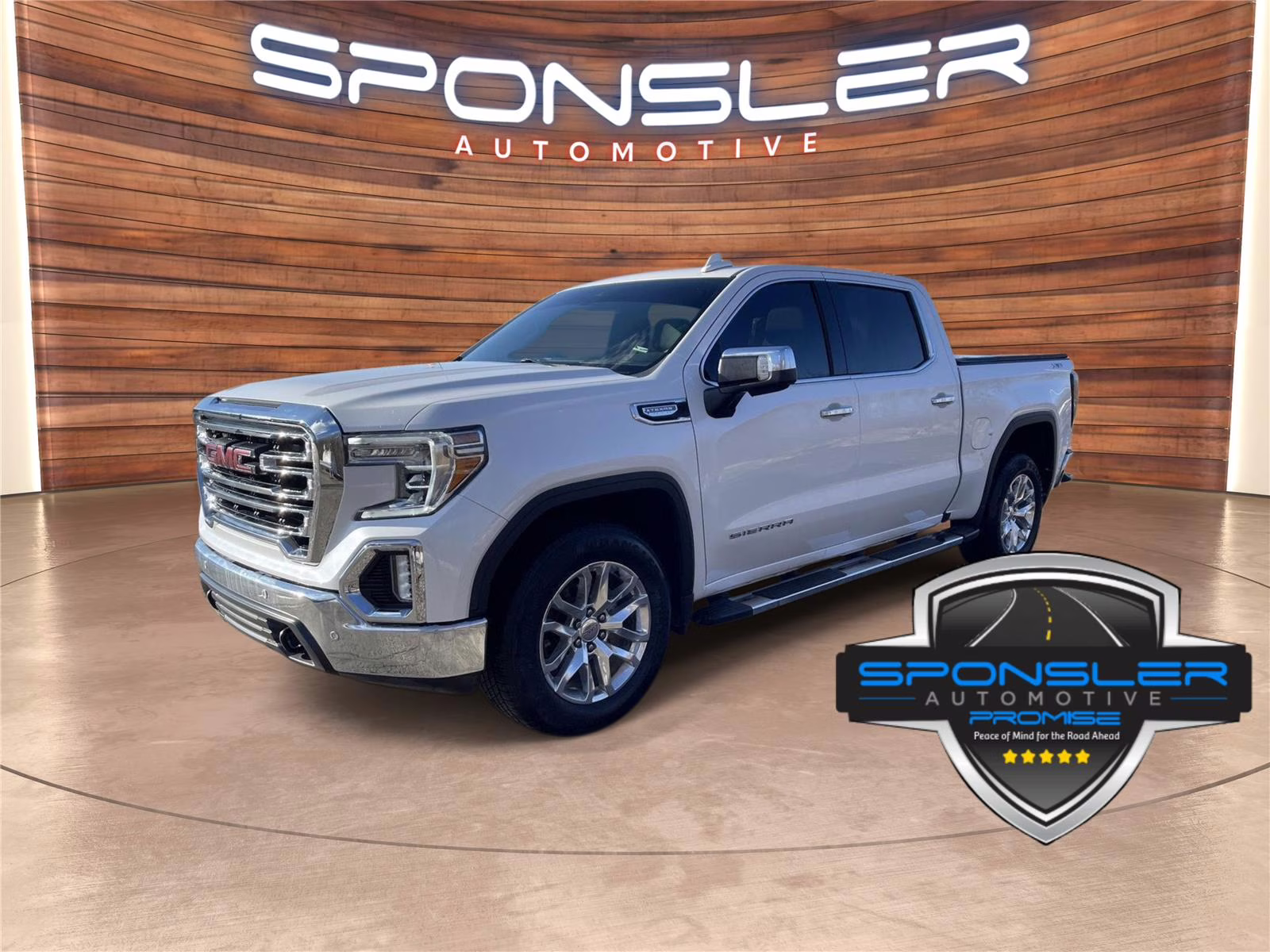 2021 White Frost Tricoat GMC Sierra 1500 SLT 4X4 Truck