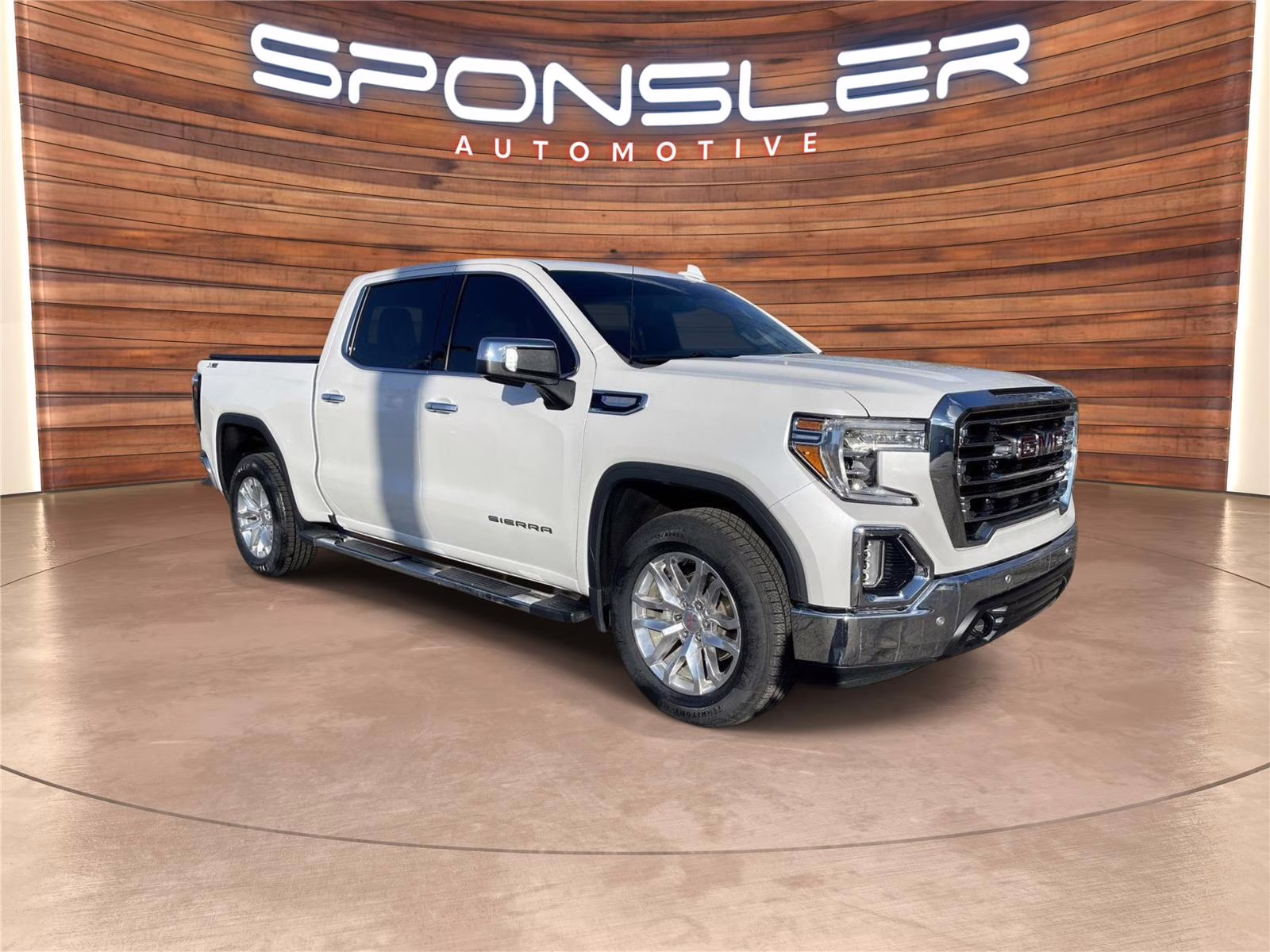 2021 White Frost Tricoat GMC Sierra 1500 SLT 4X4 Truck