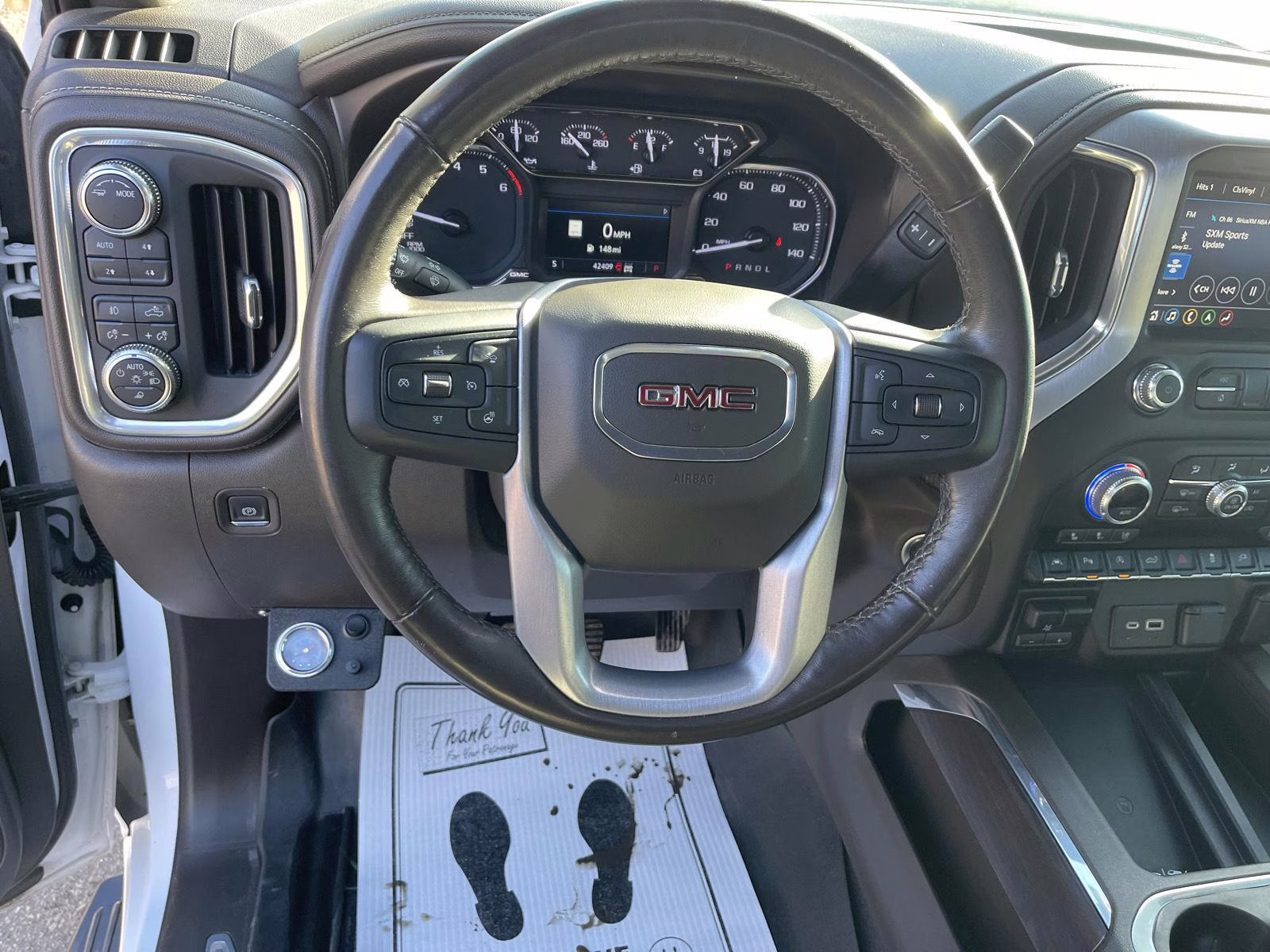 2021 White Frost Tricoat GMC Sierra 1500 SLT 4X4 Truck