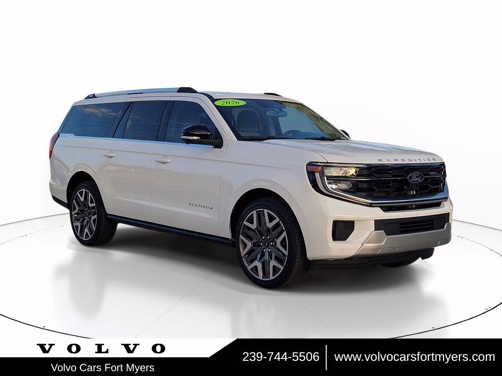 2026 STAR WHITE MET TRI-COAT Ford Expedition Max Platinum Max 4X4 SUV