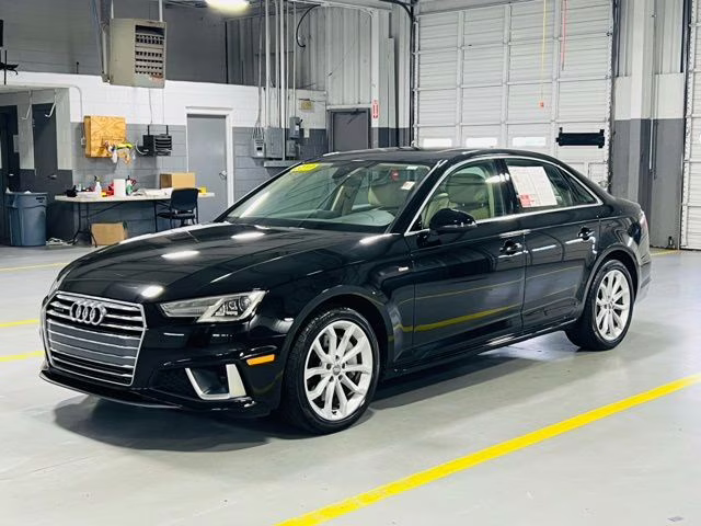 2019 Brilliant Black Audi A4 2.0T Premium AWD Sedan