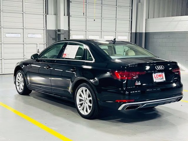 2019 Brilliant Black Audi A4 2.0T Premium AWD Sedan