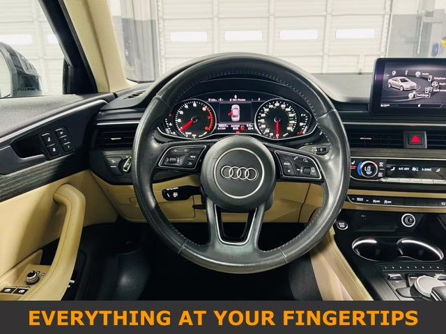 2019 Brilliant Black Audi A4 2.0T Premium AWD Sedan