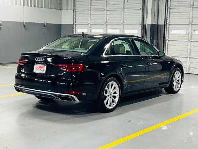 2019 Brilliant Black Audi A4 2.0T Premium AWD Sedan