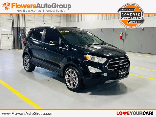 2019 Shadow Black Ford EcoSport Titanium SUV