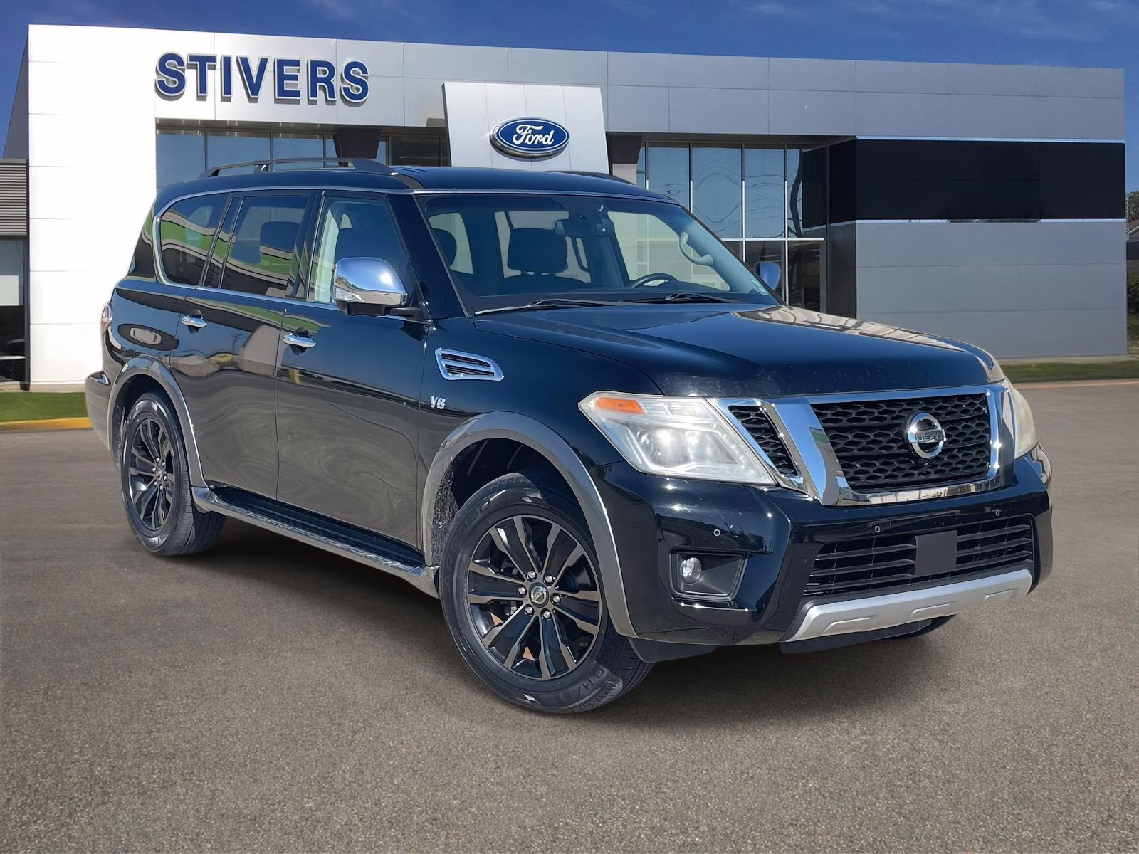 2017 Super Black Nissan Armada Platinum 4X4 SUV