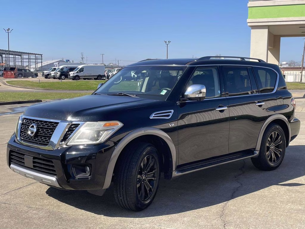 2017 Super Black Nissan Armada Platinum 4X4 SUV