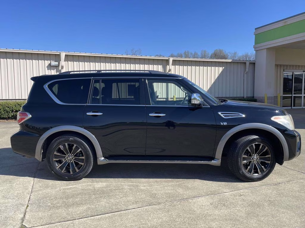 2017 Super Black Nissan Armada Platinum 4X4 SUV