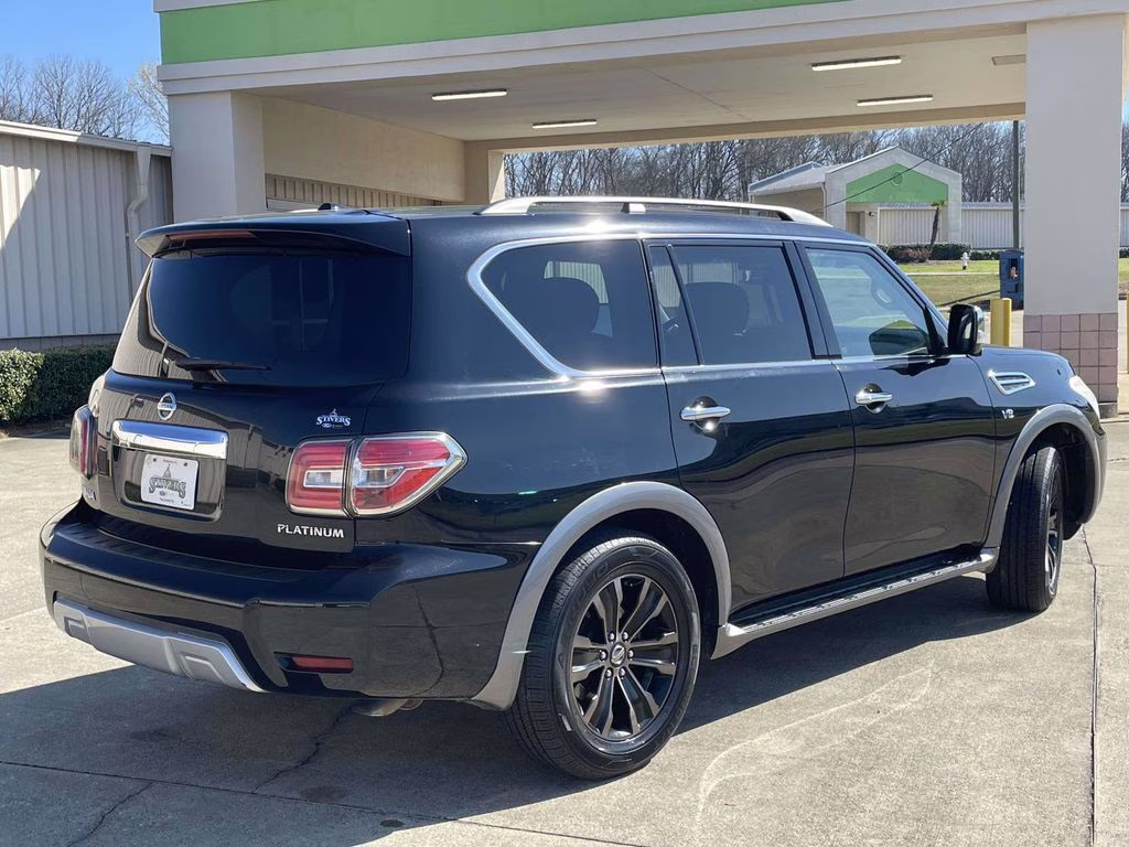 2017 Super Black Nissan Armada Platinum 4X4 SUV