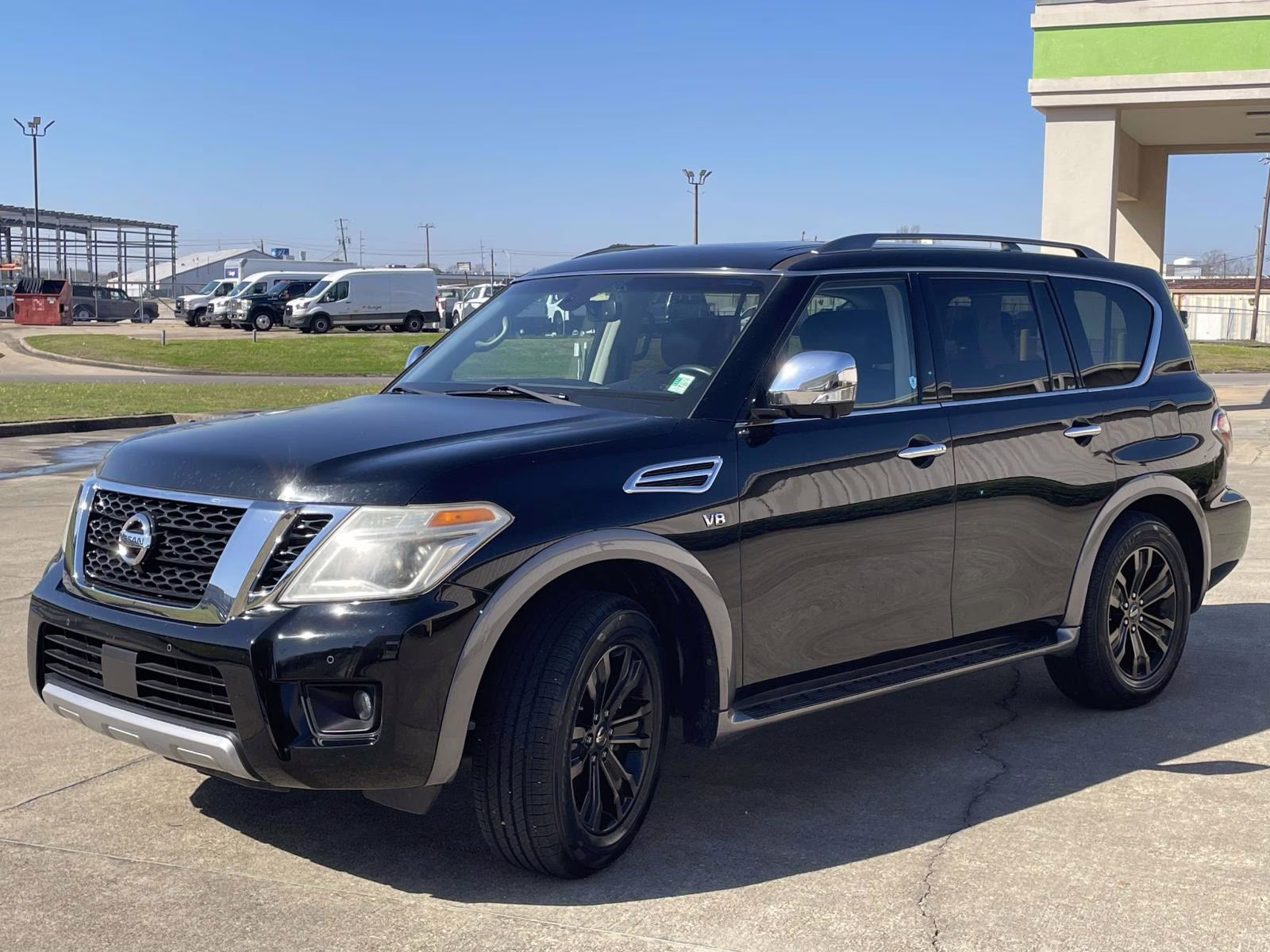 2017 Super Black Nissan Armada Platinum 4X4 SUV