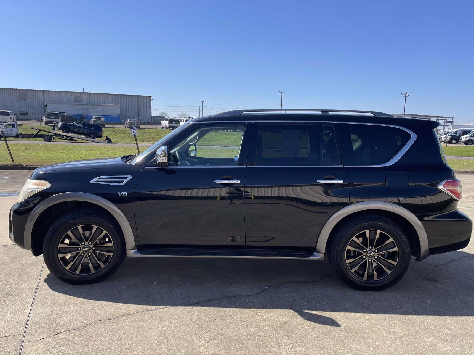 2017 Super Black Nissan Armada Platinum 4X4 SUV
