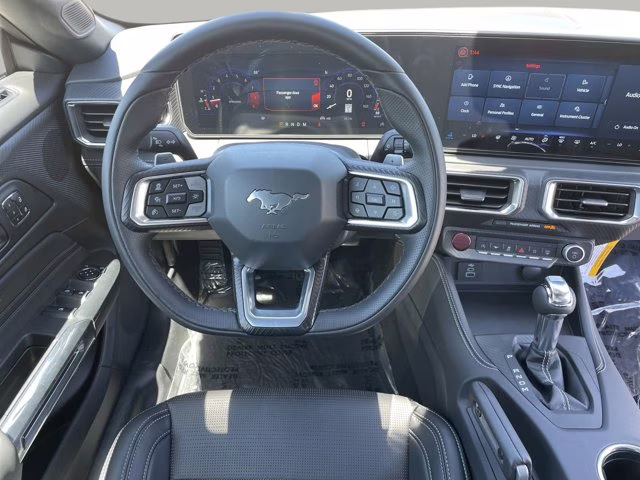 2025 Shadow Black Ford Mustang GT Premium RWD Convertible