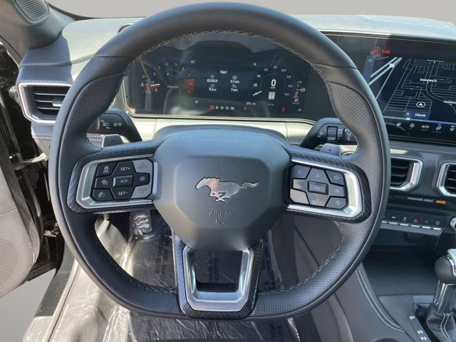 2025 Shadow Black Ford Mustang GT Premium RWD Convertible