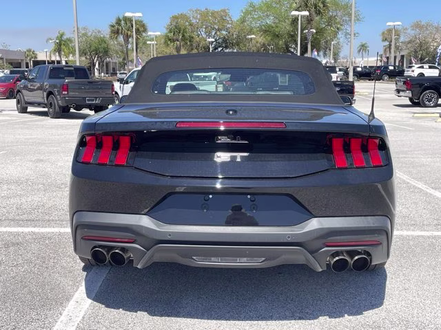 2025 Shadow Black Ford Mustang GT Premium RWD Convertible