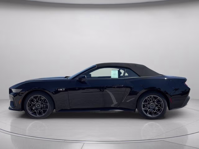 2025 Shadow Black Ford Mustang GT Premium RWD Convertible